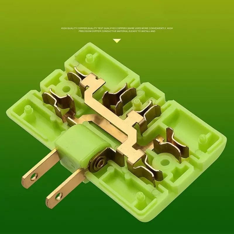 3 in 1 Extension Plug Adapter, 2-Prong Rotatable Socket Converter, 360˚ Degree Multi-Plug Ultra-Thin Foldable Charger Plug, Wireless Socket Adapter 3 in 1 Extension Plug Adapter, 2-Prong Rotatable Socket Converter, 360˚ Degree Multi-Plug Ultra-Thin Foldable Charger Plug, Wireless Socket Adapter